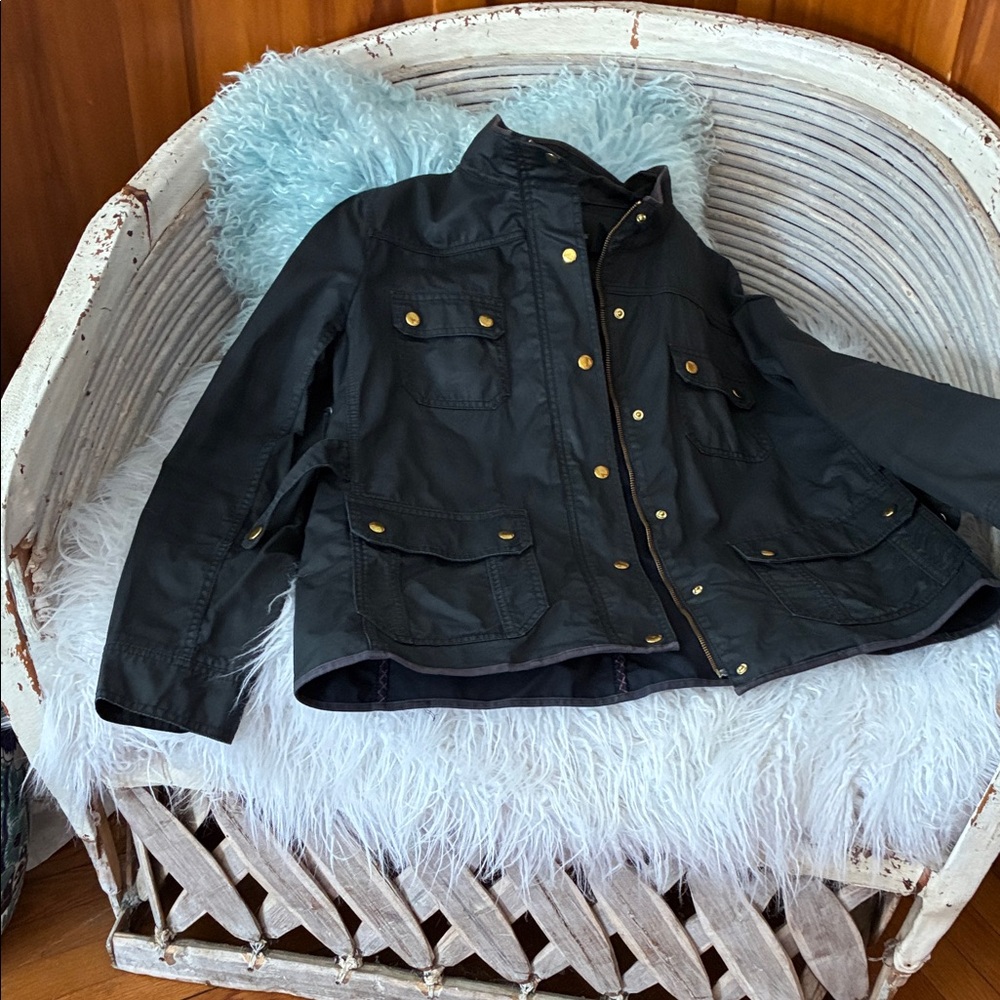 J. Crew Black Utility Jacket